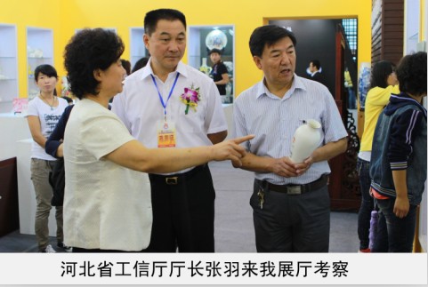 暴操爽省工信厅厅长来我厅考察
